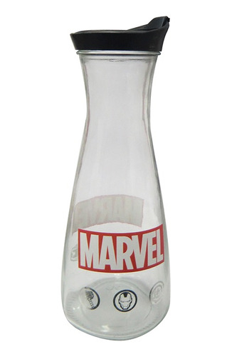 Botella Vidrio Carafe Marvel 900 Ml