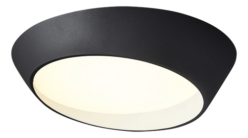 Plafon Led Arcila L Negro 96w 60cm Diseño Moderno Cuo