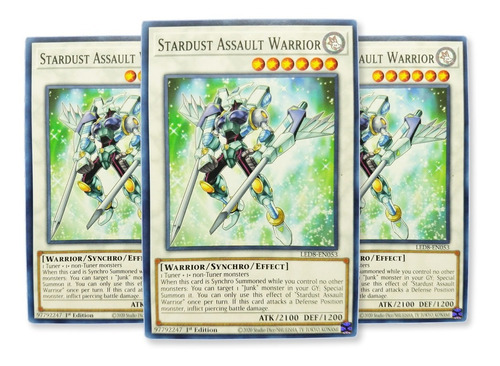 Yugi-oh! Stardust Assault Warrior Led8-en053 Comun