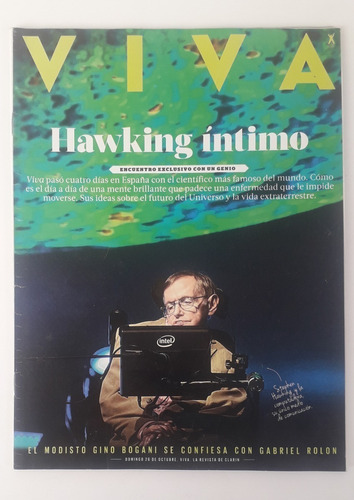 Revista Viva Oct 2014 Hawking , Gino Bogani Gualtieri Naum