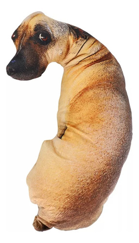 Almohada para perro Vira-Lata Brown Prank Caramel Meme 3D