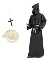 Comprar Etergarment Traje De Monje Medieval Fraile Sacerdote Con De