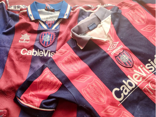 2 Camisetas San Lorenzo , Luanvi , Umbro