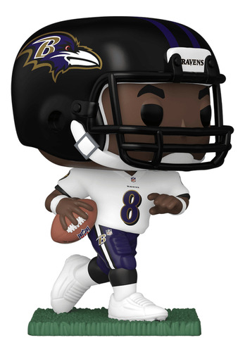 Figura de acción  Lamar Jackson Away Uniform 65690 de Funko Pop! Football