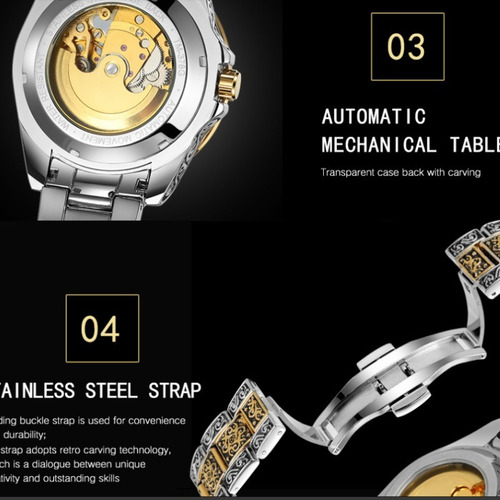 Relojes De Pulsera Mecánicos De Lujo Forsining Fsg8213