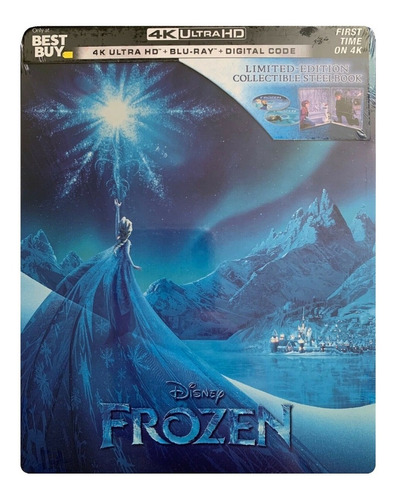 4K Ultra HD + Blu-ray Frozen Una Aventura Congelada / Steelbook