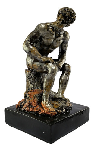 David Pensador Escultura Griego Estatua Arte Decoracion
