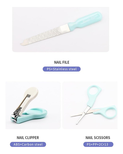 Juego De Tijeras Y Limas Para Cortar Uñas Para Bebés: Cortaú