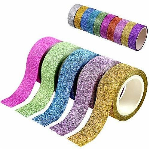 10 Rollos De Cinta Washi Para Manualidades, Cinta De Et...