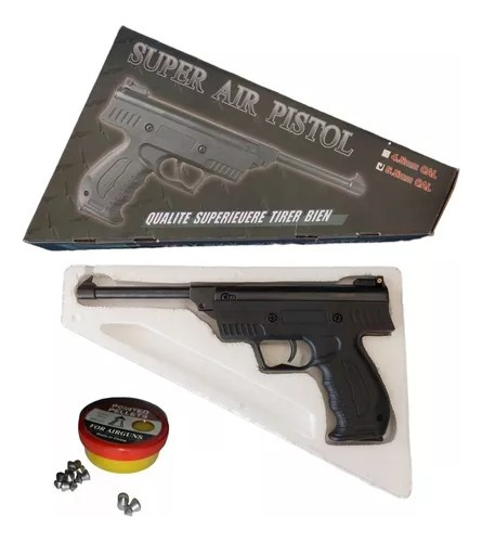 Pistola Luger A Poston Calibre 5.5 + Postones