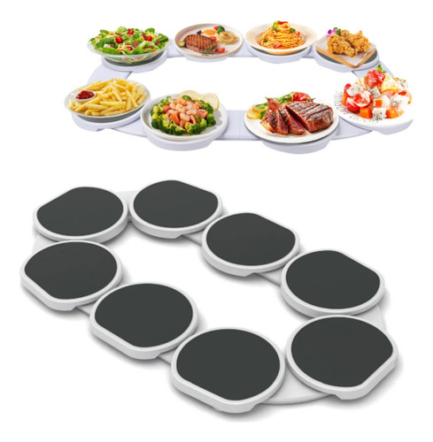 Lazy Susan Para Mesa De Comedor Bandeja Giratoria Plato