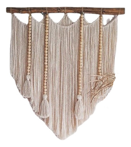 Tapiz De Pared Boho En  Macrame 80x90cm