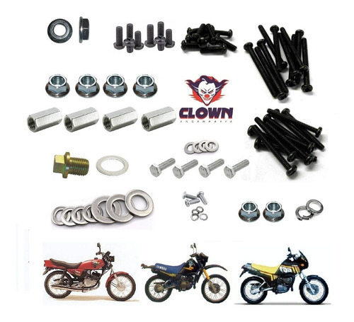 Clown Kit 73 Pcs Parafusos Motor Rd135 Dt180 Restaurador Y3z