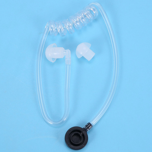 Mox Auriculares Throat Mic MiniPhone Covert Acoustic Tube F
