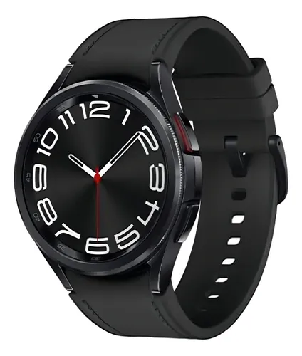 Samsung Galaxy Samsung Galaxy Watch 6 Classic Lte 43mm Com Pulseira De Silicone - Cor Preto