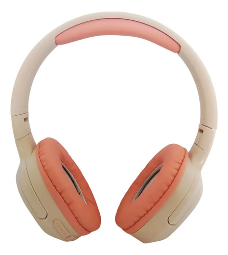 Fone De Ouvido Sem Fio Bt 40mm P/cartão Micro Sd Starmega Cor Rosa