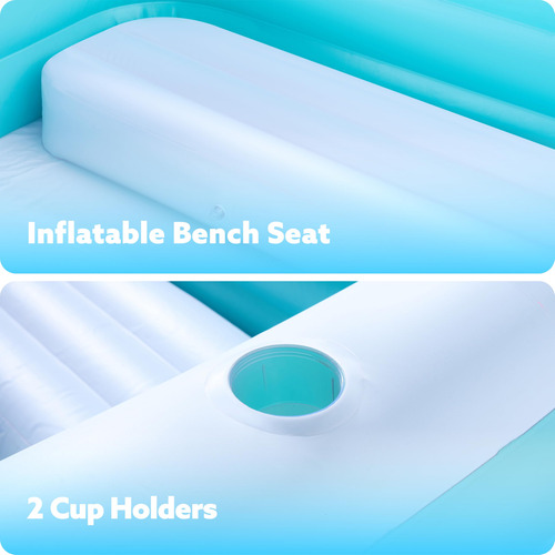 Piscina Inflable Familiar Con Asientos, 305 X 183 X 56 Cm
