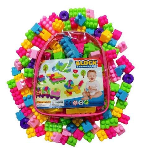 Bolso De Bloques Armable Legos Para Niños Juguete Didácticos