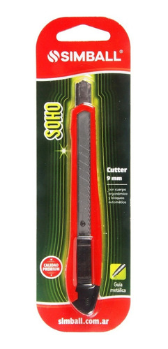 Cutter Soho 9 Mm Con Guía Metálica Simball Tienda Oficial