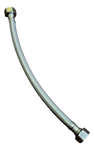 Engate Flexível 60cm Inox Mangueira Aço Trançado Fria Quente