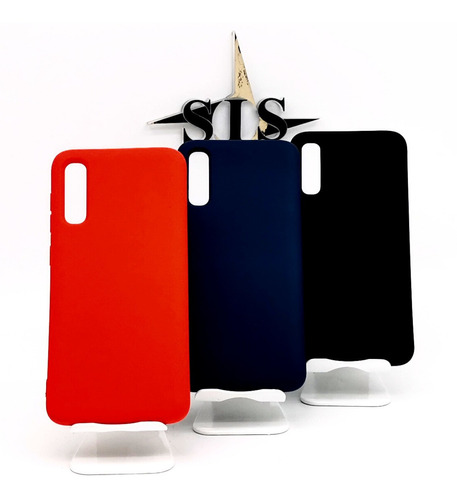 Estuche Silicon Case Para Samsung A50 A30s A50s Vidrio Incl