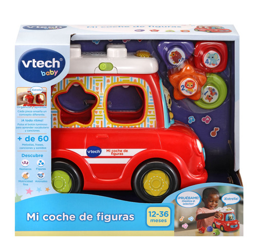 Vehículo Didáctico Mi Coche De Figuras Vtech.