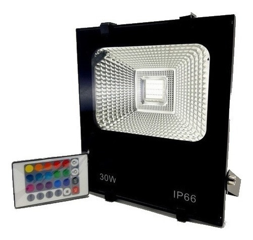 Reflector Led Rgb Multicolor 30w Ip66 85-265v Flood Light