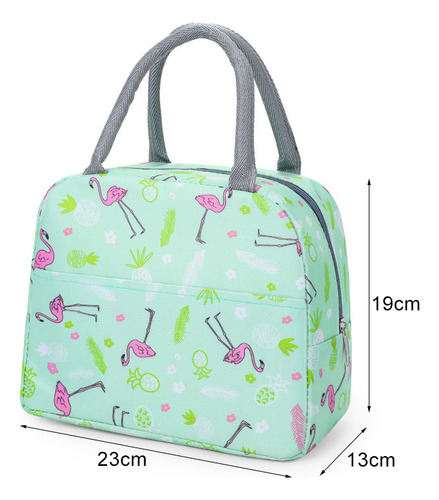 Lonchera Térmica Lisa 5 Colores Moda Dama Mayoreo 12pz