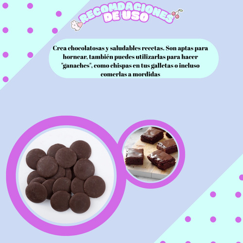 Paq Gotas Chocolate Semiamargo SinazĂșcar 70% Cacao Cacep 1kg