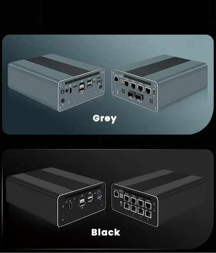 Hkuxzr Firewall Mini Pc, Intel Pentium 8505 Quad Core 10g*2