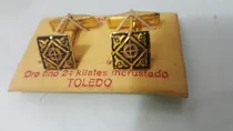 Comprar Antiguos Gemelos Accesorio Vintage Oro Fino Incrustado 24 Ki