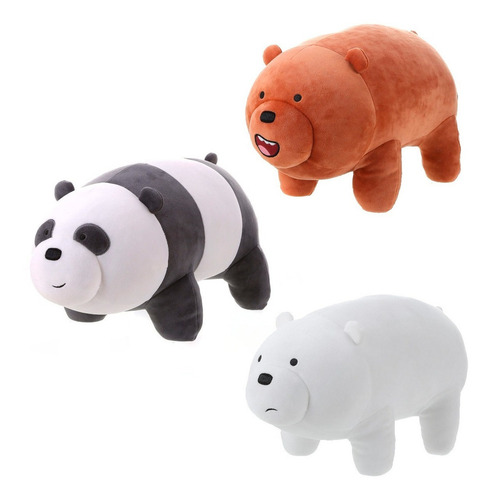 Peluche Osos Ultra Suave Esponjoso Acolchonado 26 Cm 1 Pieza Color Oso Polar Blanco