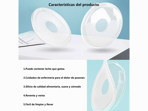 Imagen 3 de 7 de Amapolas Para Lactancia Bebe Protectores Mamarios 2 Piezas