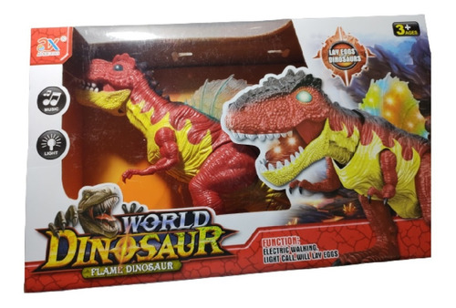 Dinosaurio Grande Con Luz Y Sonido T-rex Zy