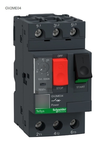 Guardamotor 0.4-0.63a Gv2me04 Schneider Electric