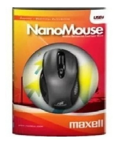 Nano Mouse Inalambrico Maxell  Multifuncion 6 Botones