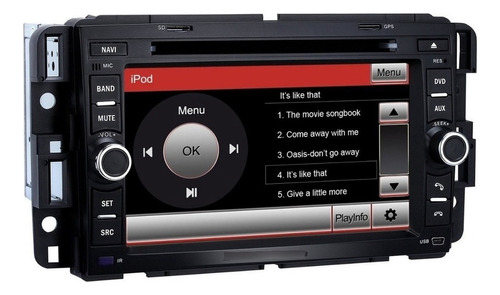 Estereo Dvd Gps Hummer H2 2008-2009 Bluetooth Touch Hd Radio