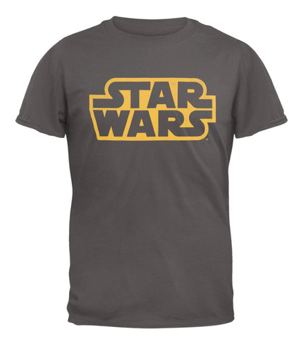 Star Wars - Camiseta Suave Con Logotipo Clásico Para Adulto
