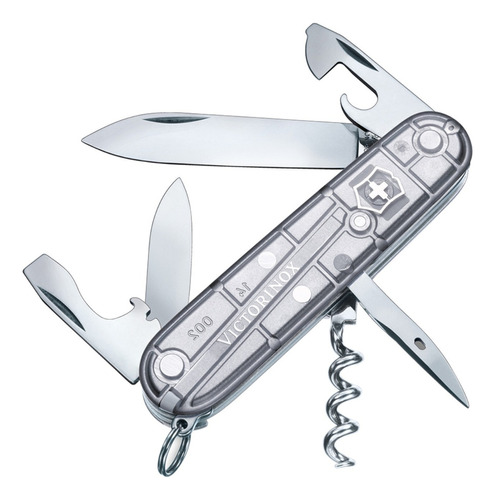 Navaja Spartan Color Gris Translucido Victorinox