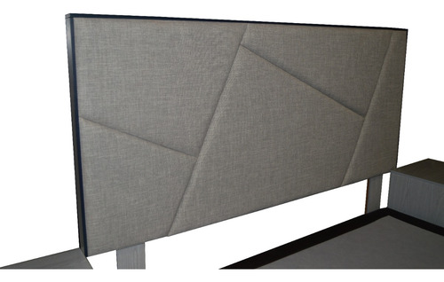 Recamara Zeen King Size Sin Base Ni Colchon Buros Dormitorio