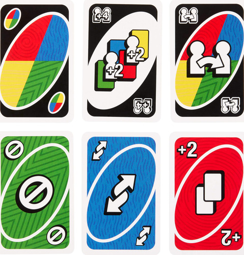 Juego De Cartas Mattel Games Uno Teams Para Niños, Adultos Y