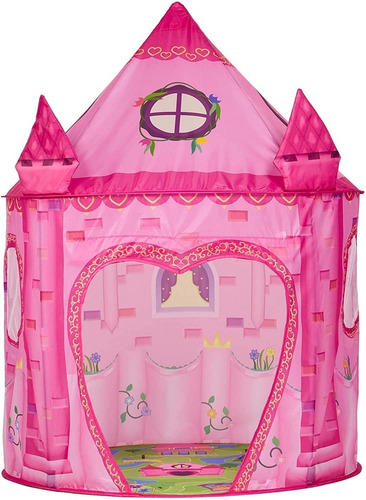 Carpa Grande Para Niñas Princesa Castillo Rosada