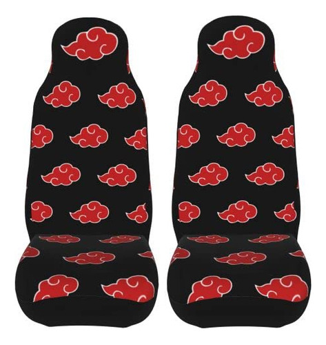 Classic Anime Naruto Akatsuki Uchiha - 2 Fundas De Asiento D