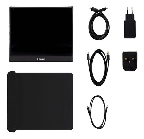 Monitor Portatil Tactil Verbatim 17.3 Metalico Vb49593