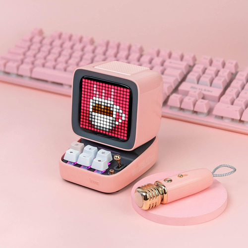 Divoom Ditoomic - Micrófono Con Altavoz Bluetooth, Función K