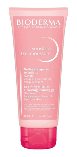 Gel Limpiador Hidratante Reforzado Bioderma Sensibio 100 Ml