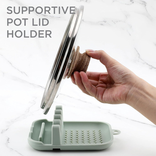 Soporte De Cuchara De Silicona, Soporte Para Cuchara Con Sop