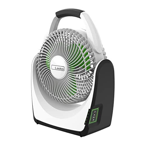 Portable Fan, 18v Lithium Ion Battery, Bonus Adapter Fo...