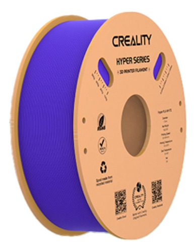 Rollo De Filamento Creality Pla Alta Velocidad 1.75mm Azul