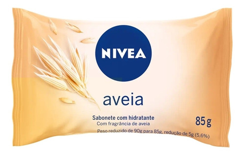 Sabonete Em Barra Hidratação Aveia 85g Nivea